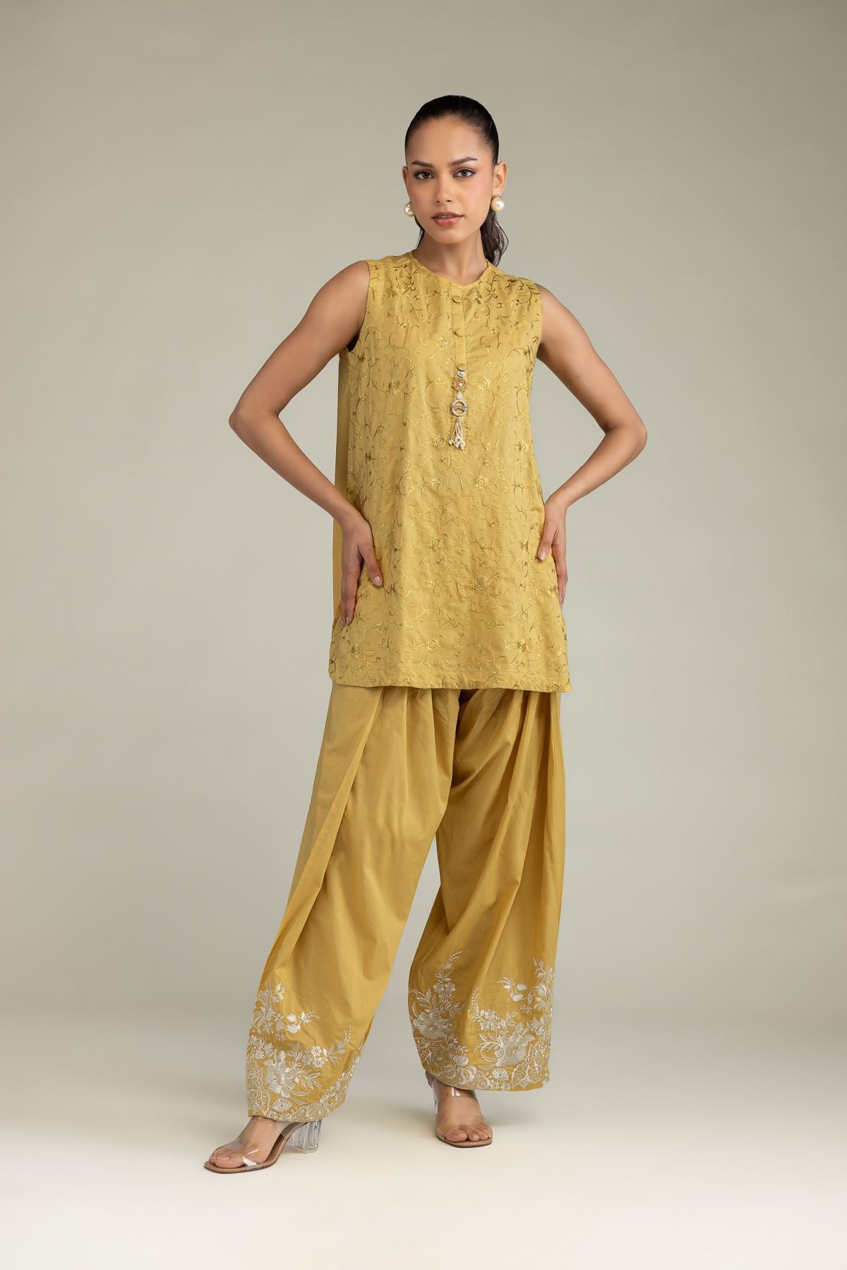 Cambric Floral Shalwar