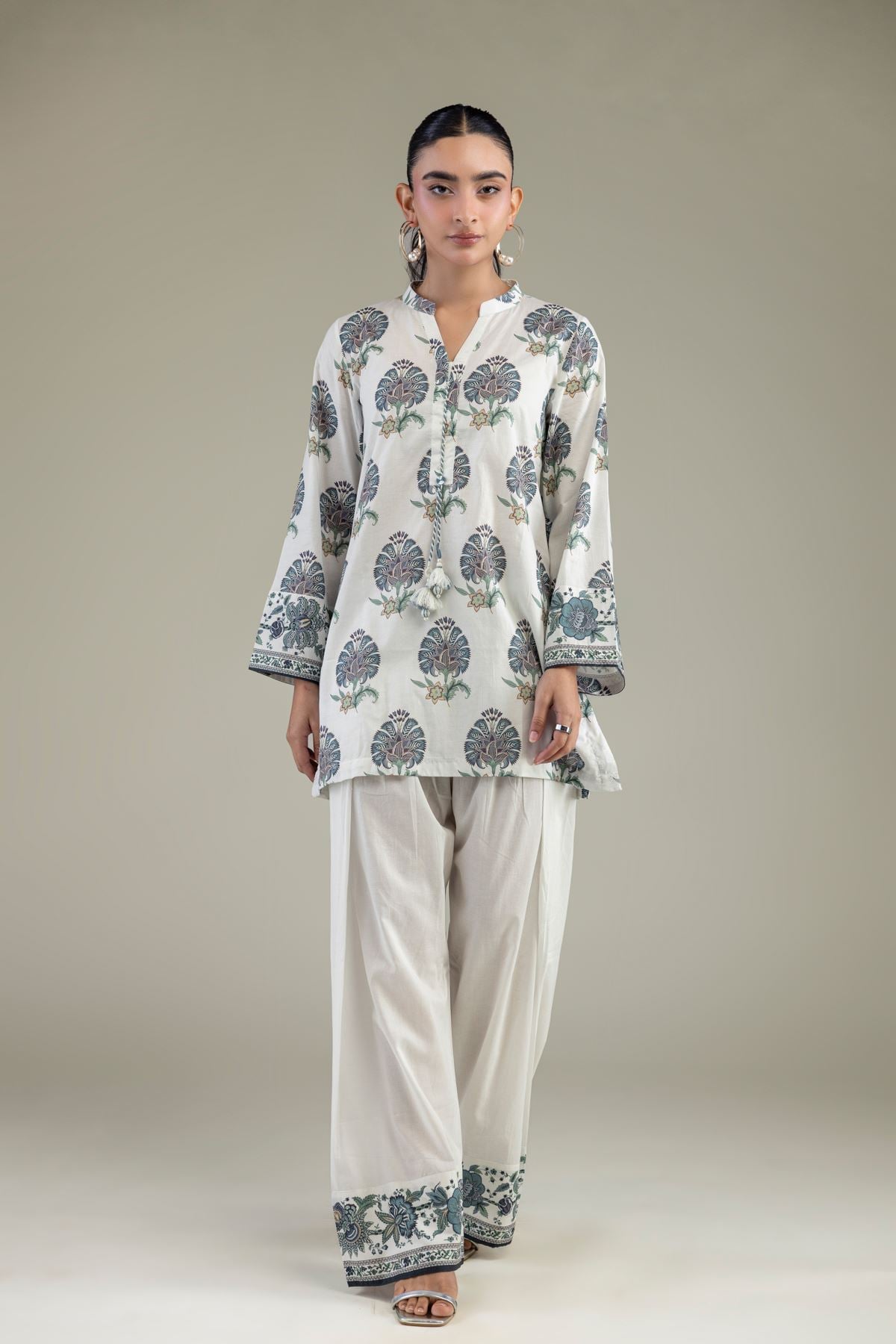 Floral Cambric Shalwar
