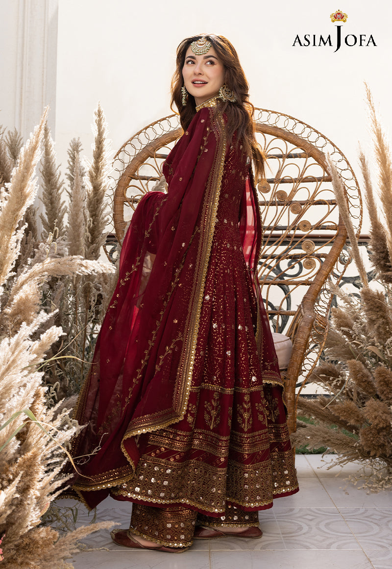 AJHJ-20 EMBROIDERED CHIFFON 3 PCS