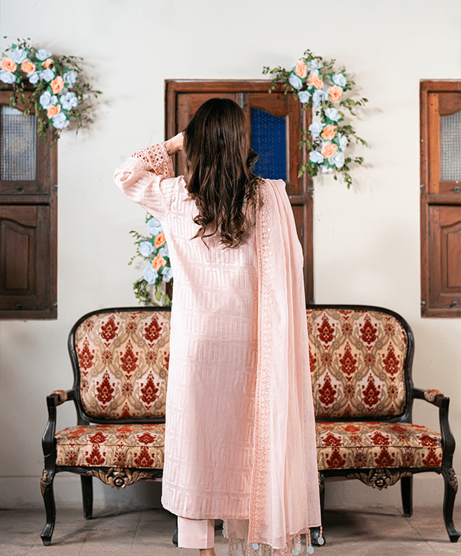 Gulaab Unstitched Embroidered Suit (3-Piece)