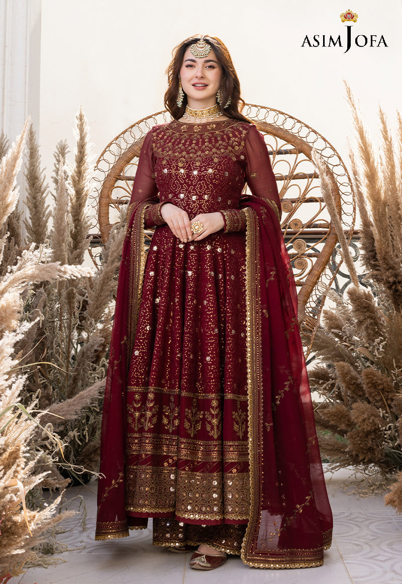 AJHJ-20 EMBROIDERED CHIFFON 3 PCS
