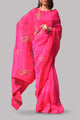 Beetroot Purple Embellished Organza Sari