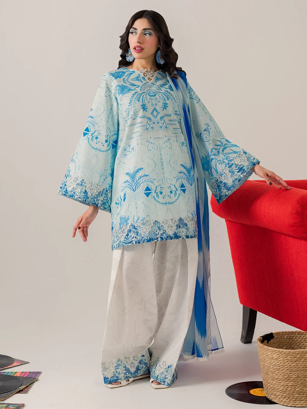 Meadow - 3Pc Printkari Suit