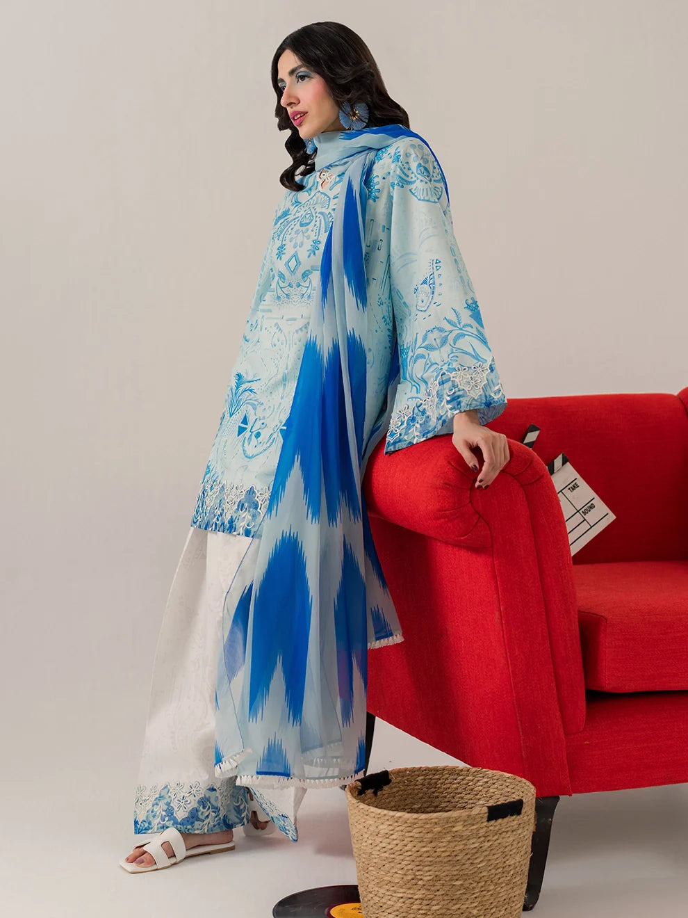 Meadow - 3Pc Printkari Suit