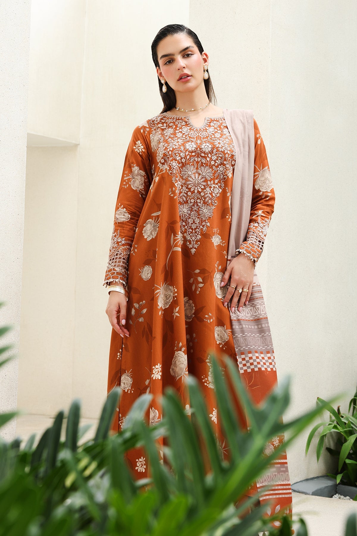 EMBRIODERED VISCOSE SILK SF-4626