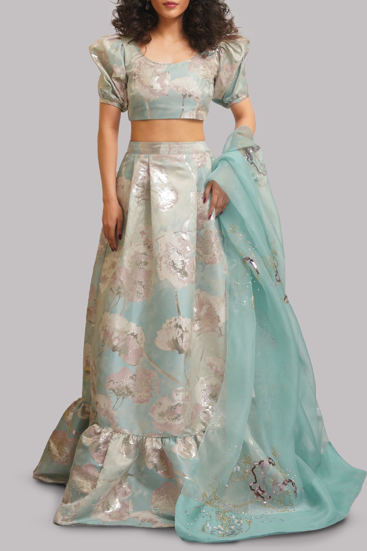 Saltwater Slide Italian Cloqué Skirt Set