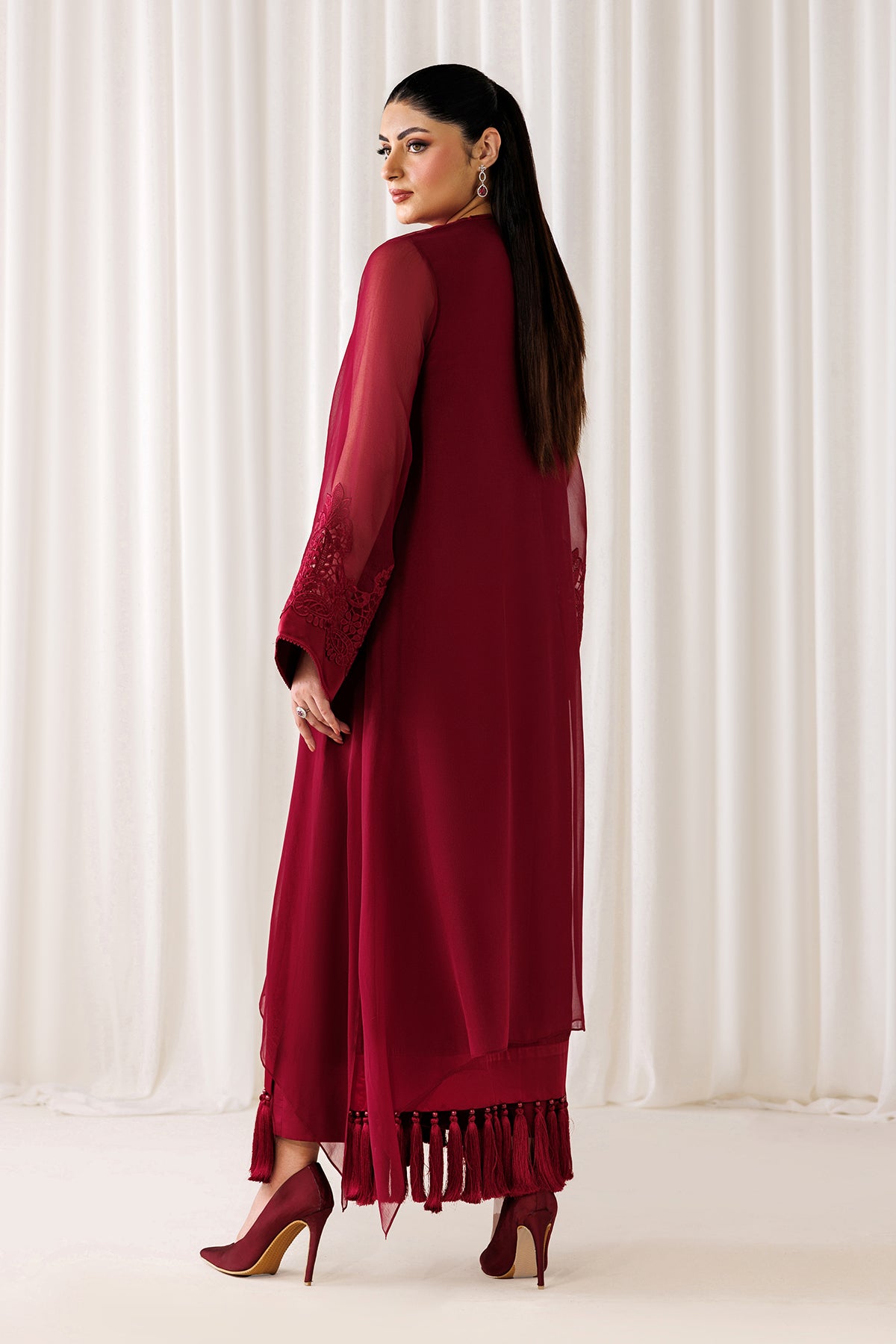 EMBROIDERED CHIFFON EN-1303