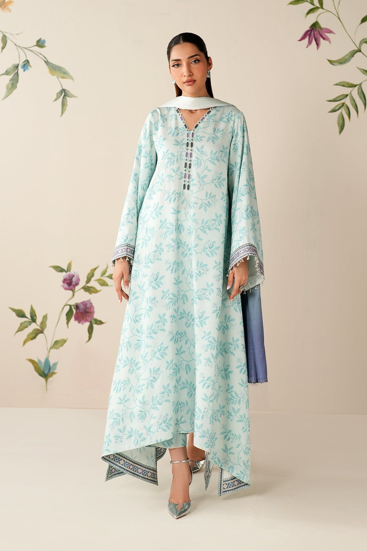 EMBROIDERED VISCOSE PR-1191