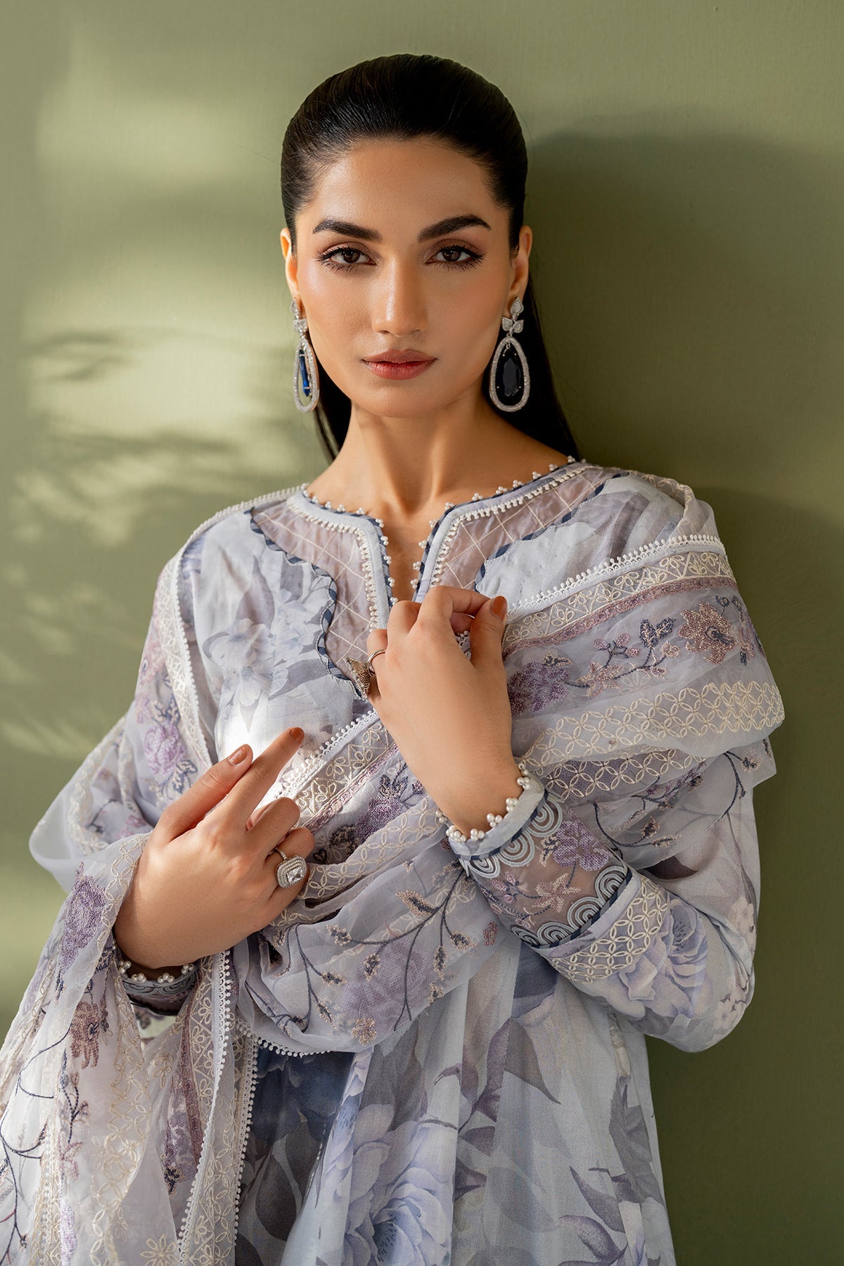 EMBROIDERED LAWN SF-4173