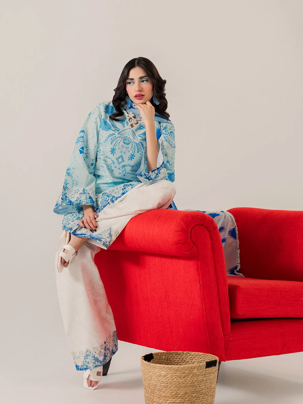 Meadow - 3Pc Printkari Suit
