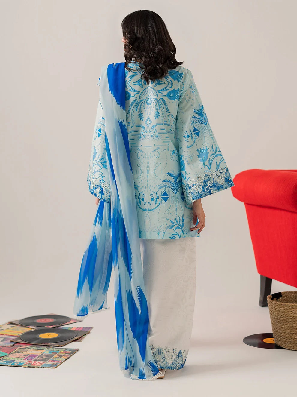 Meadow - 3Pc Printkari Suit