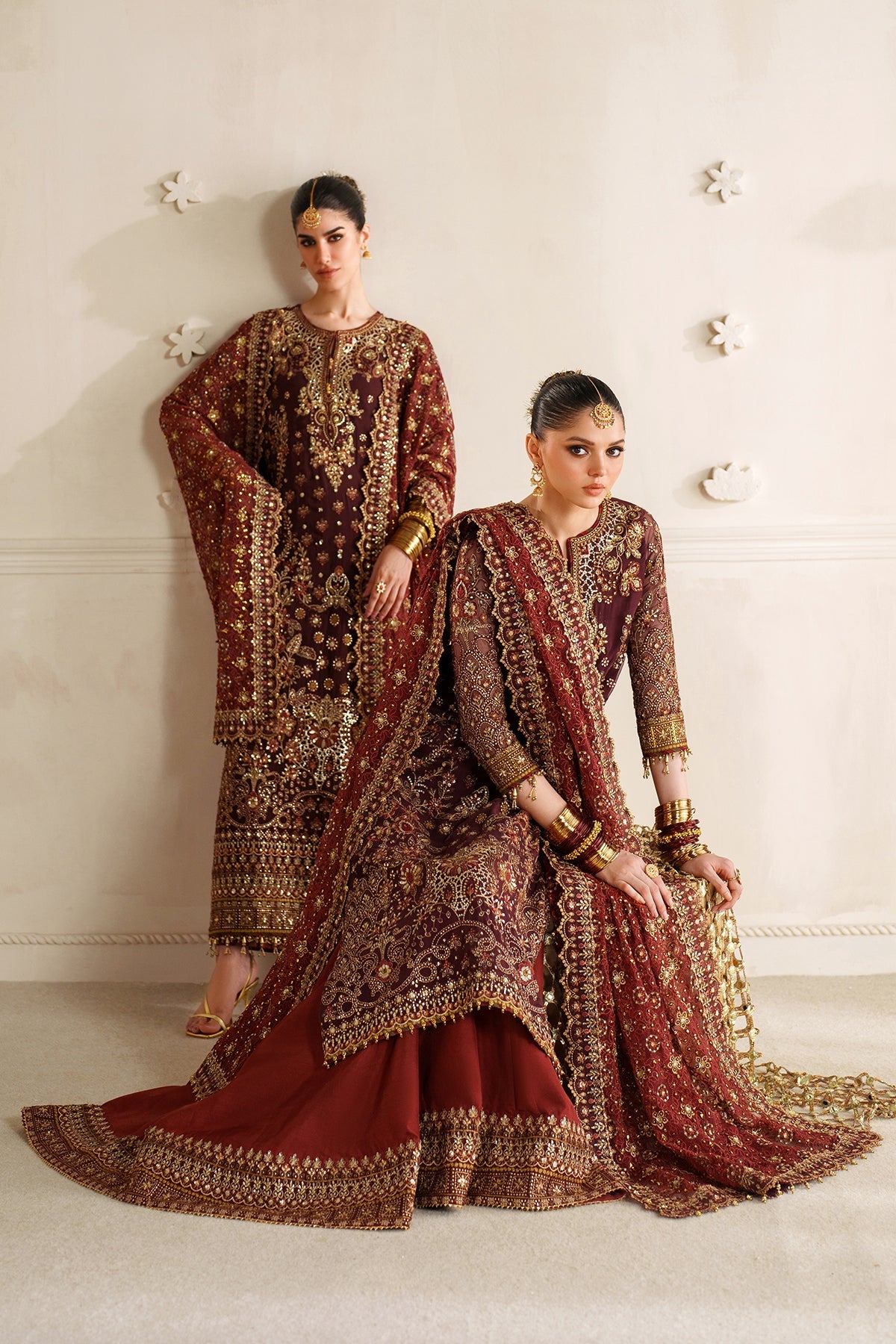 EMBROIDERED CHIFFON CH14-07 STITCHED