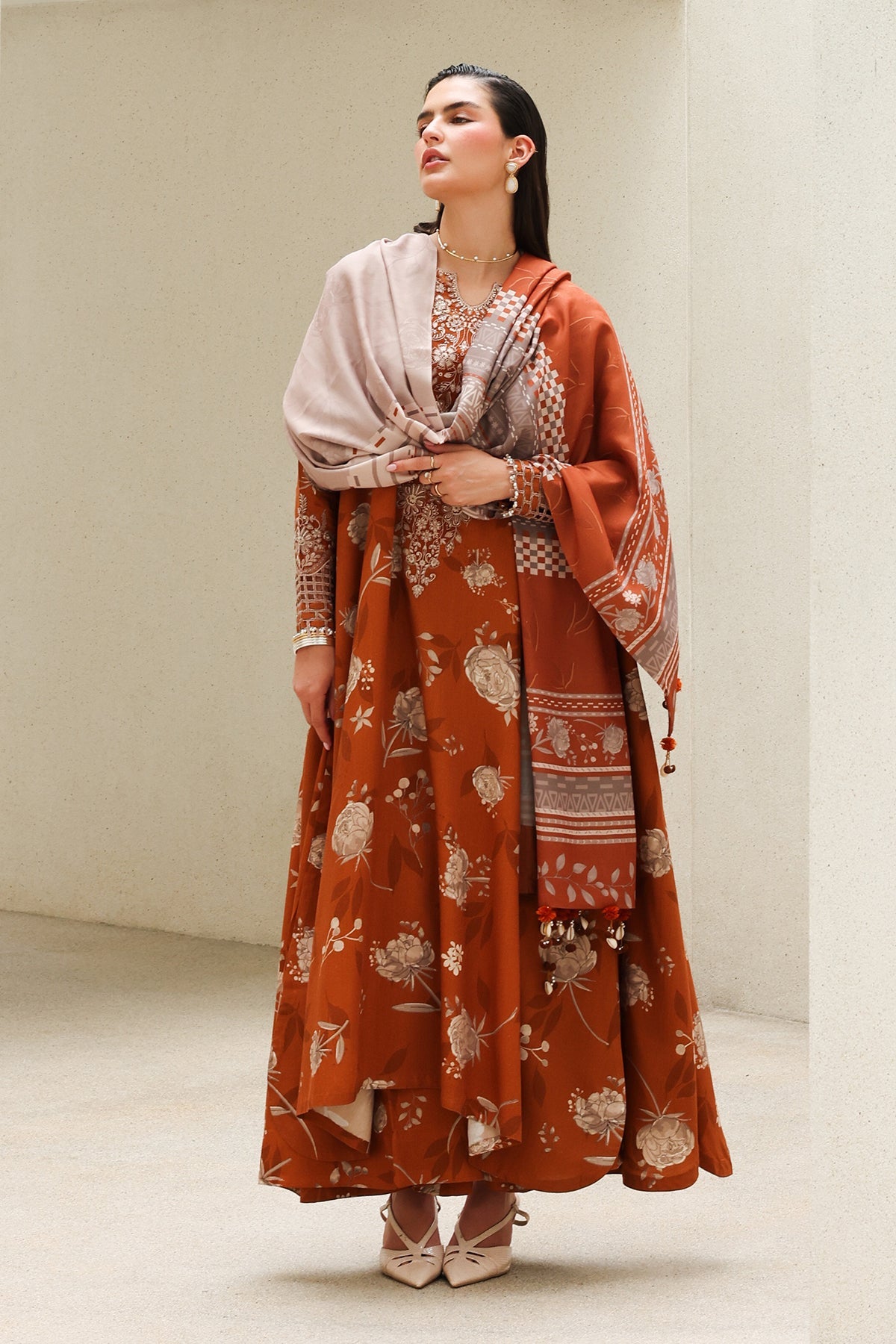 EMBRIODERED VISCOSE SILK SF-4626