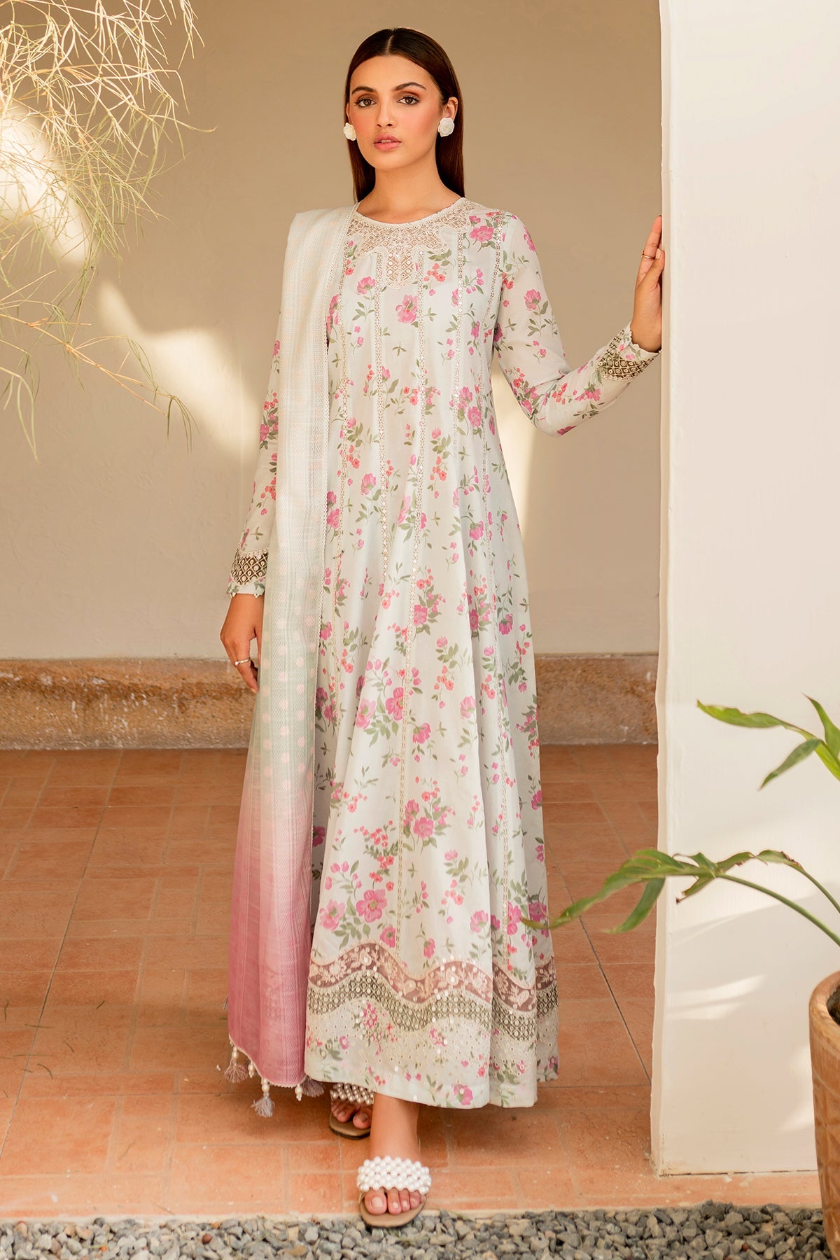 EMBROIDERED LAWN RTW-9055