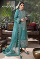 AJSWD-28 EMBROIDERED LAWN SILK 3 PCS