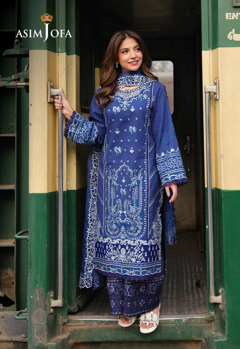 AJUBU-02 Embroidered Jacquard 3 Pcs