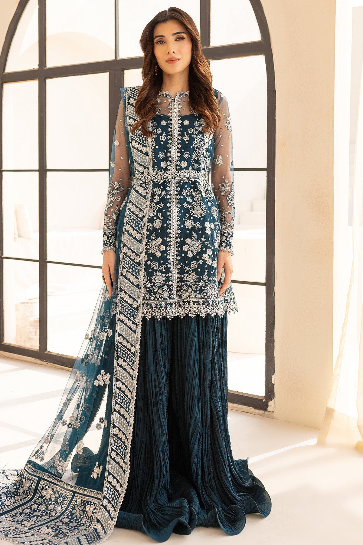 Farasha – Teal Drizzle Style