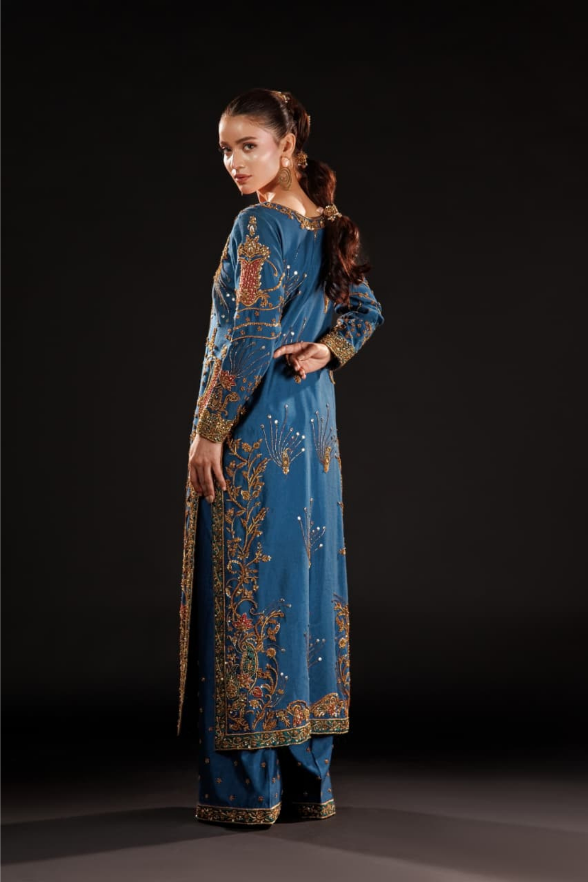 Usama Silk – Azure Dynasty Style