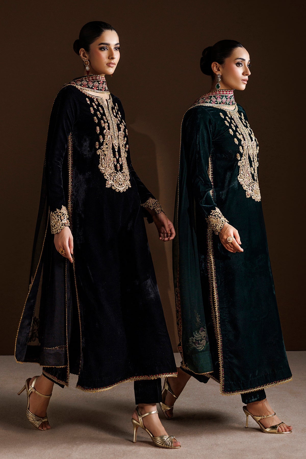 EMBROIDERED VELVET PR-1408