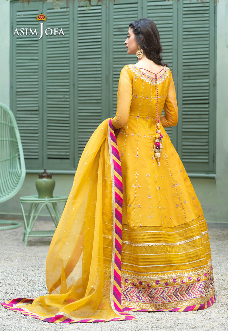 AJFC-42 EMBROIDERED ORGANZA 3 PCS