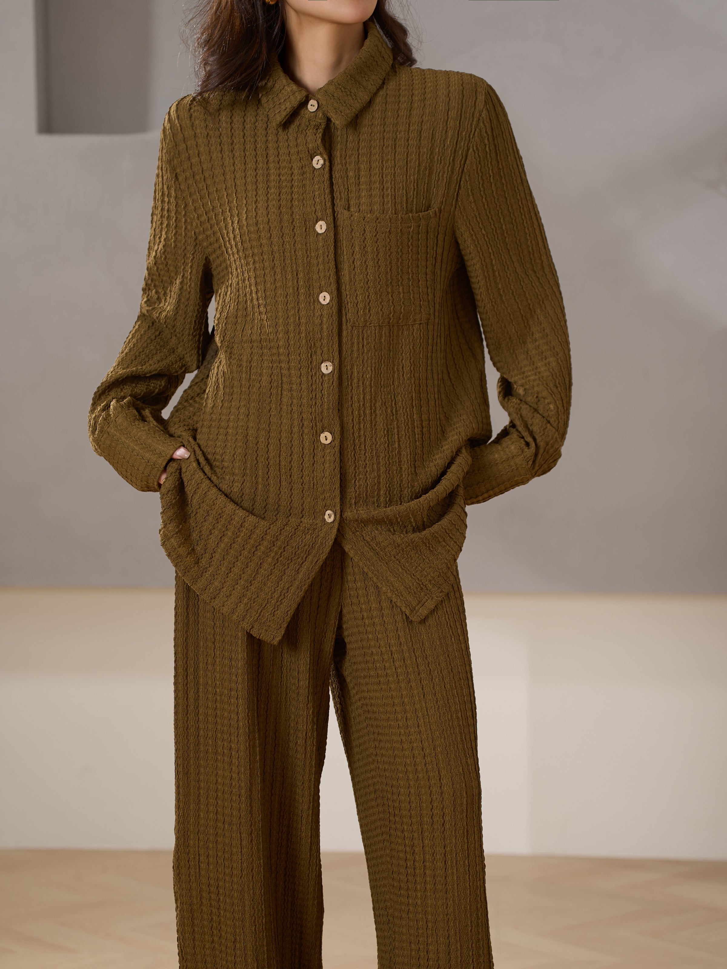 Santa Maria Textured Summer Suit