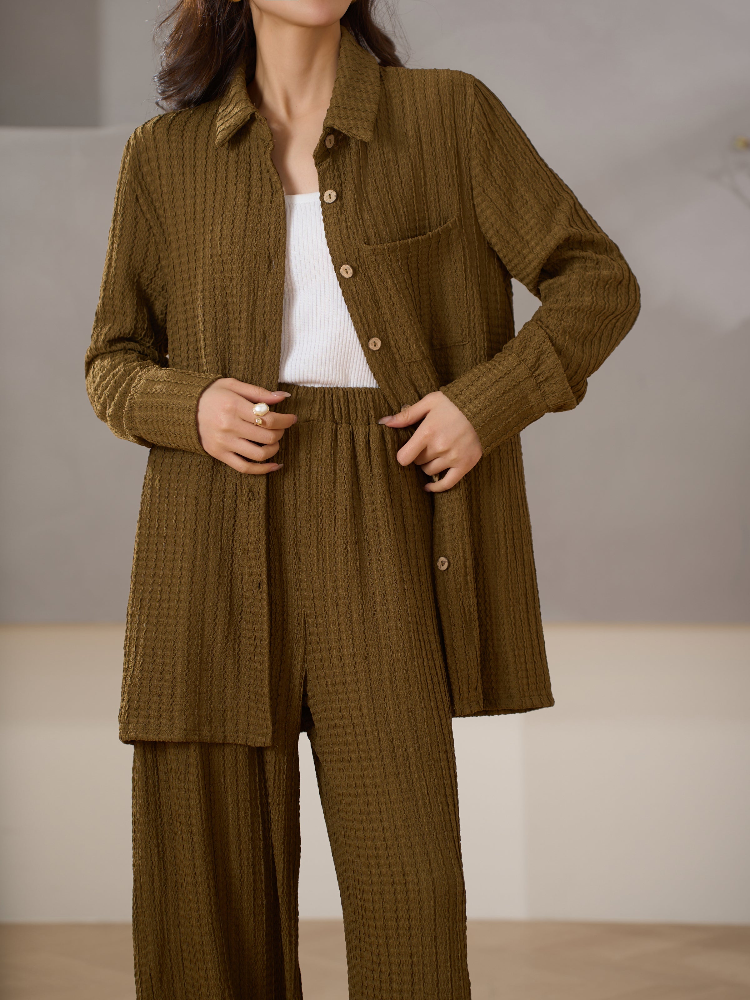 Santa Maria Textured Summer Suit