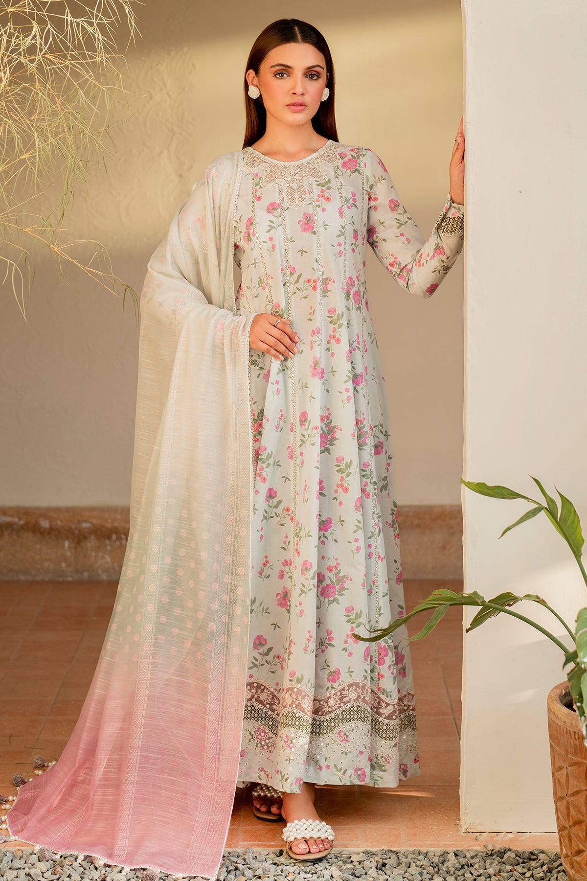 EMBROIDERED LAWN RTW-9055