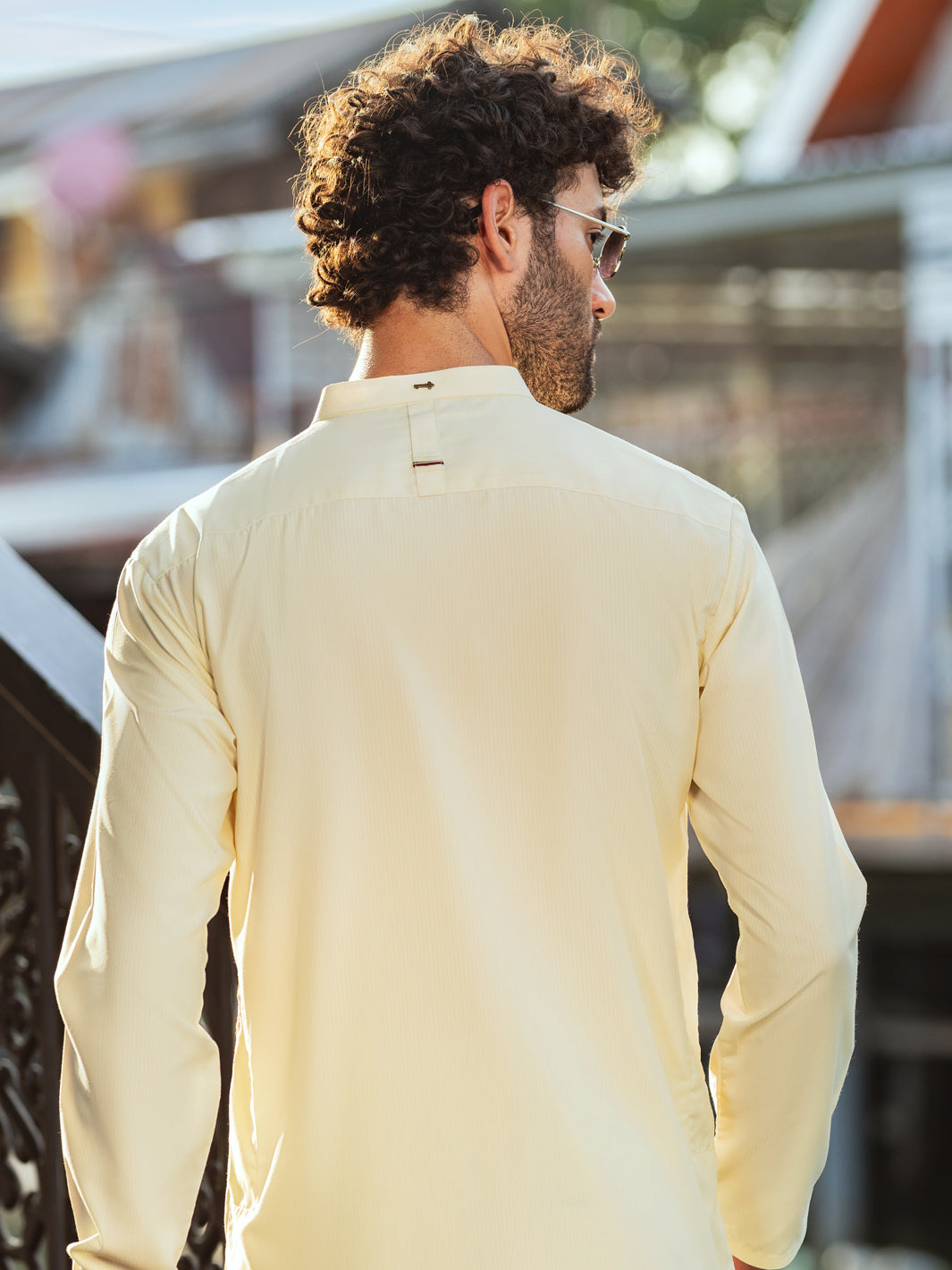 Off White Blended Kurta - AL-K-1148A