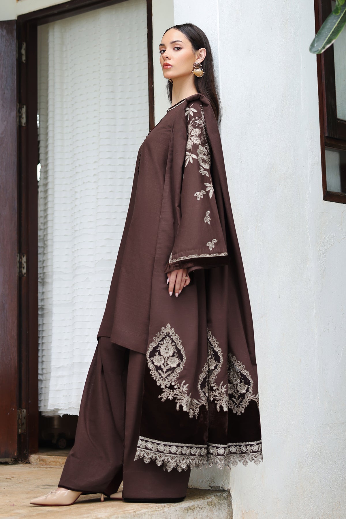 EMBROIDERED KHADDAR PR-1421