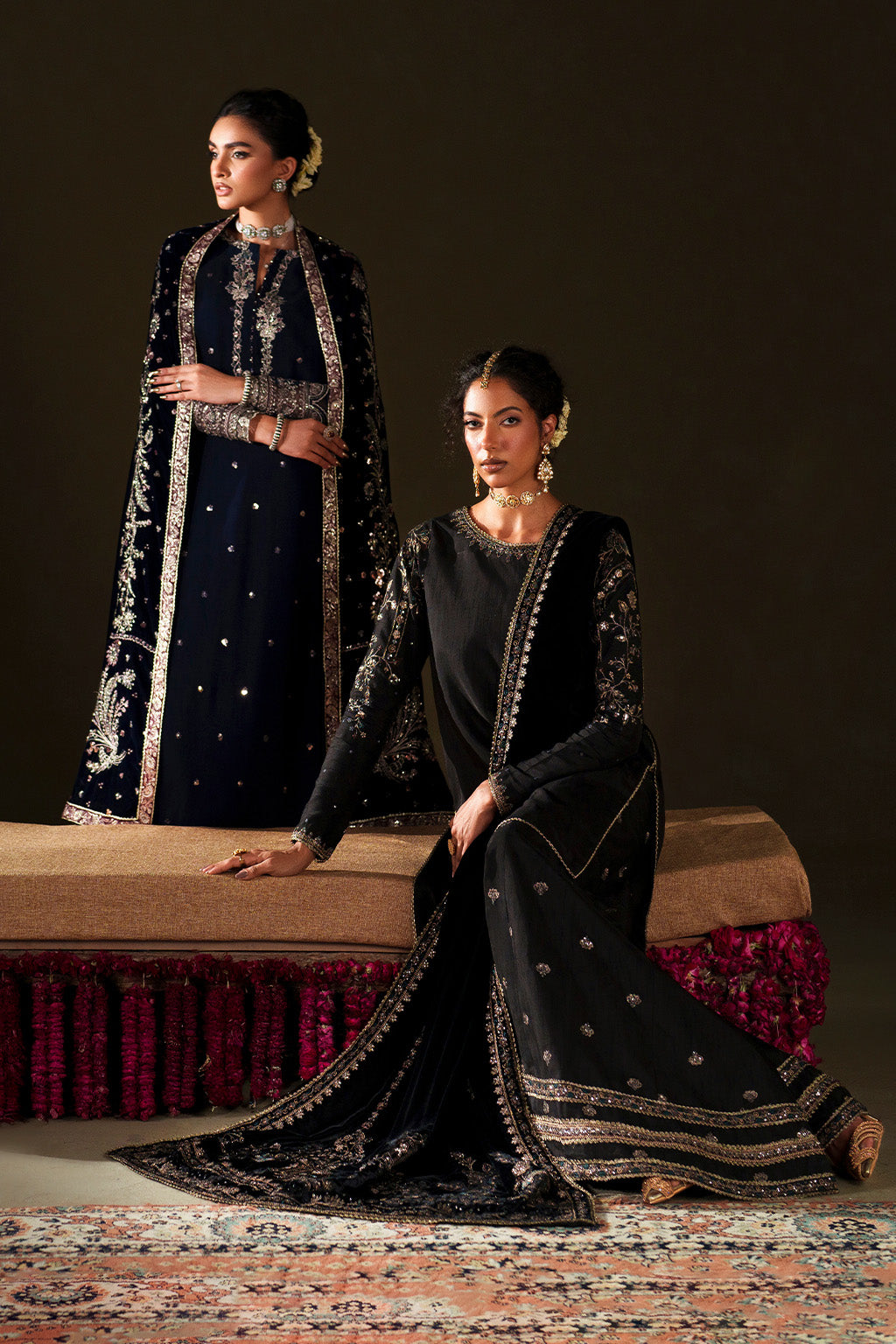IV-76 Embroidered Velvet