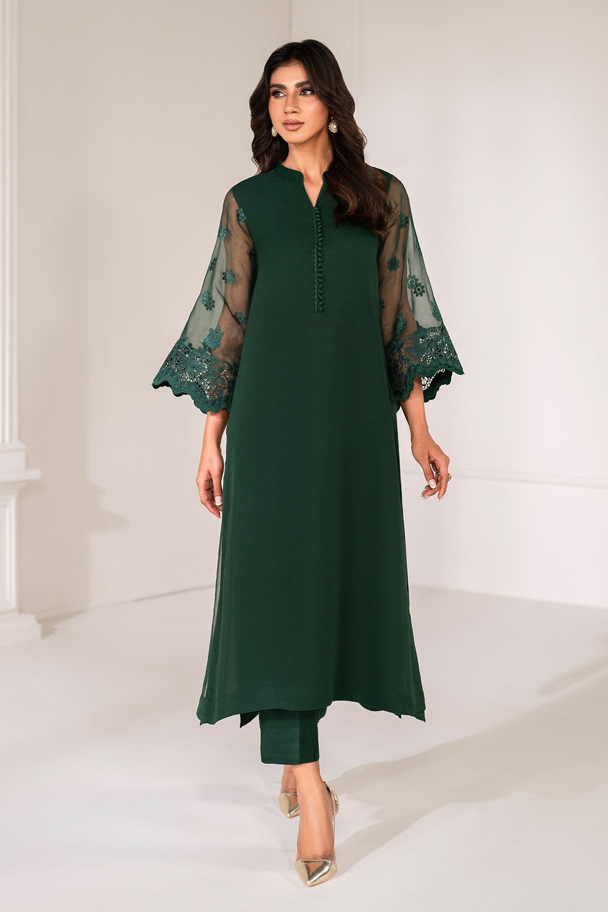 EMBROIDERED CHIFFON PR-1127