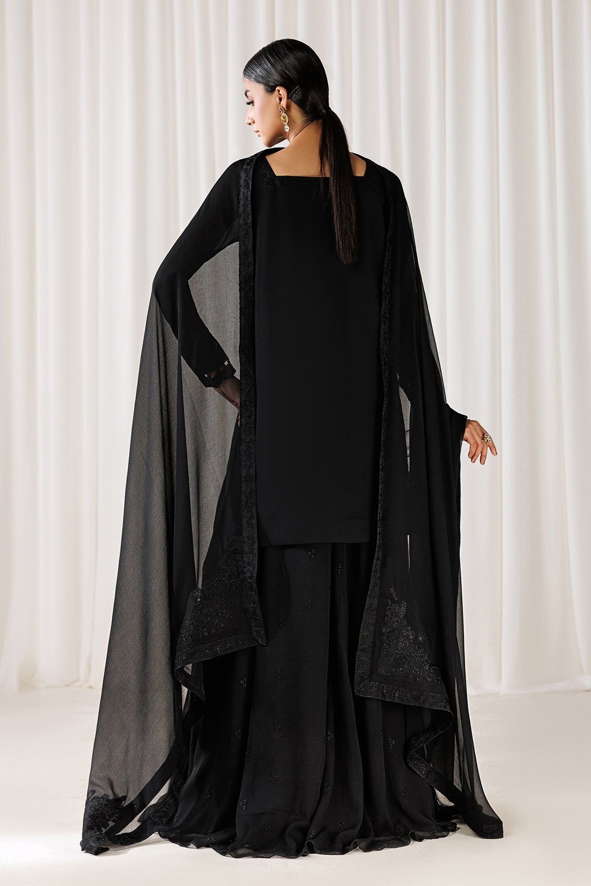 PLAIN CHIFFON DUPATTA-108
