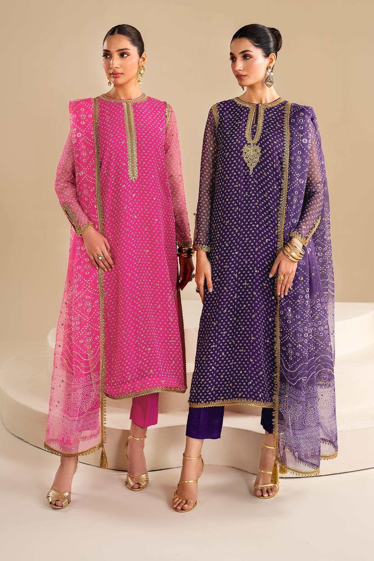 EMBROIDERED CHIFFON SF-625