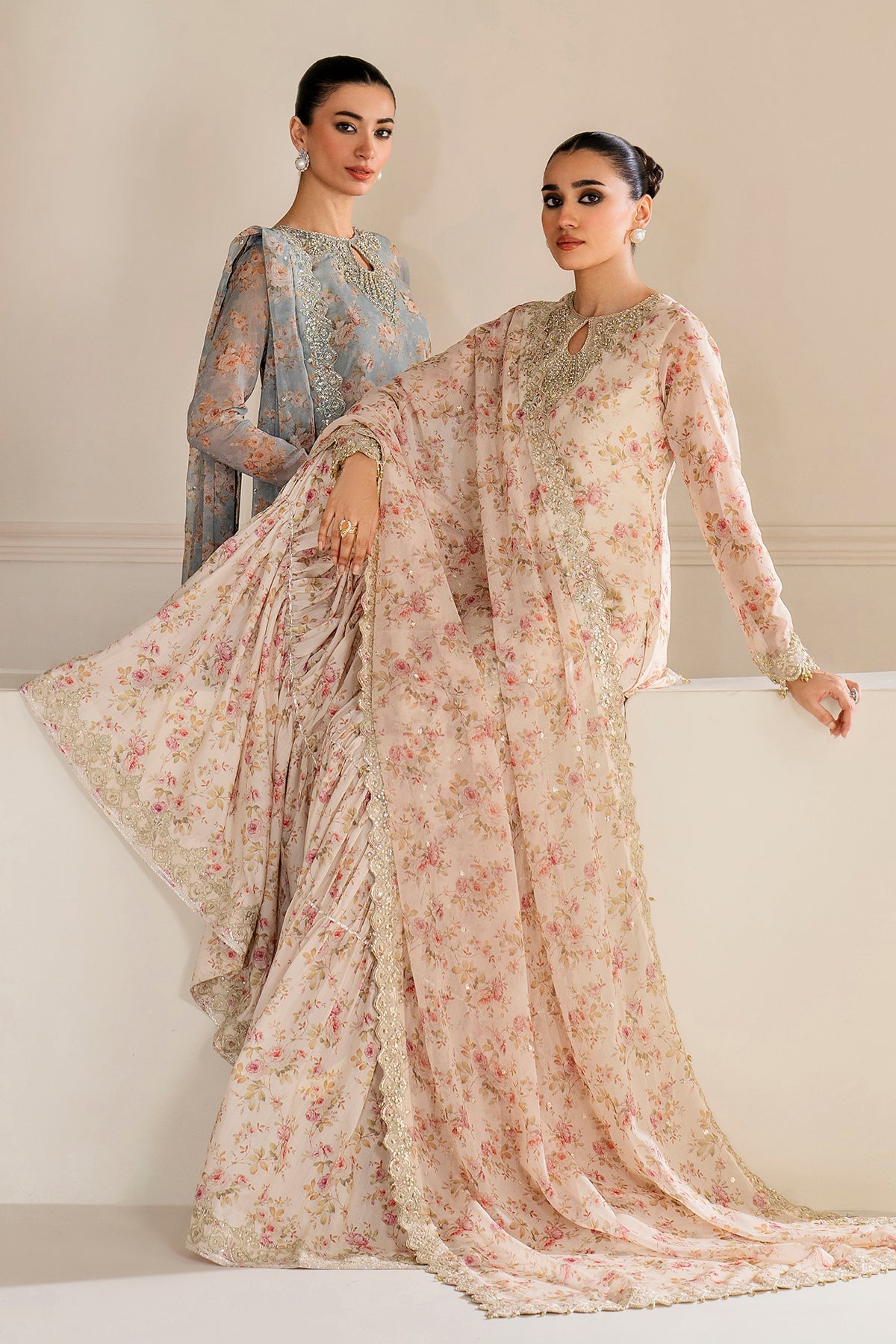 EMBROIDERED CHIFFON SF-4164