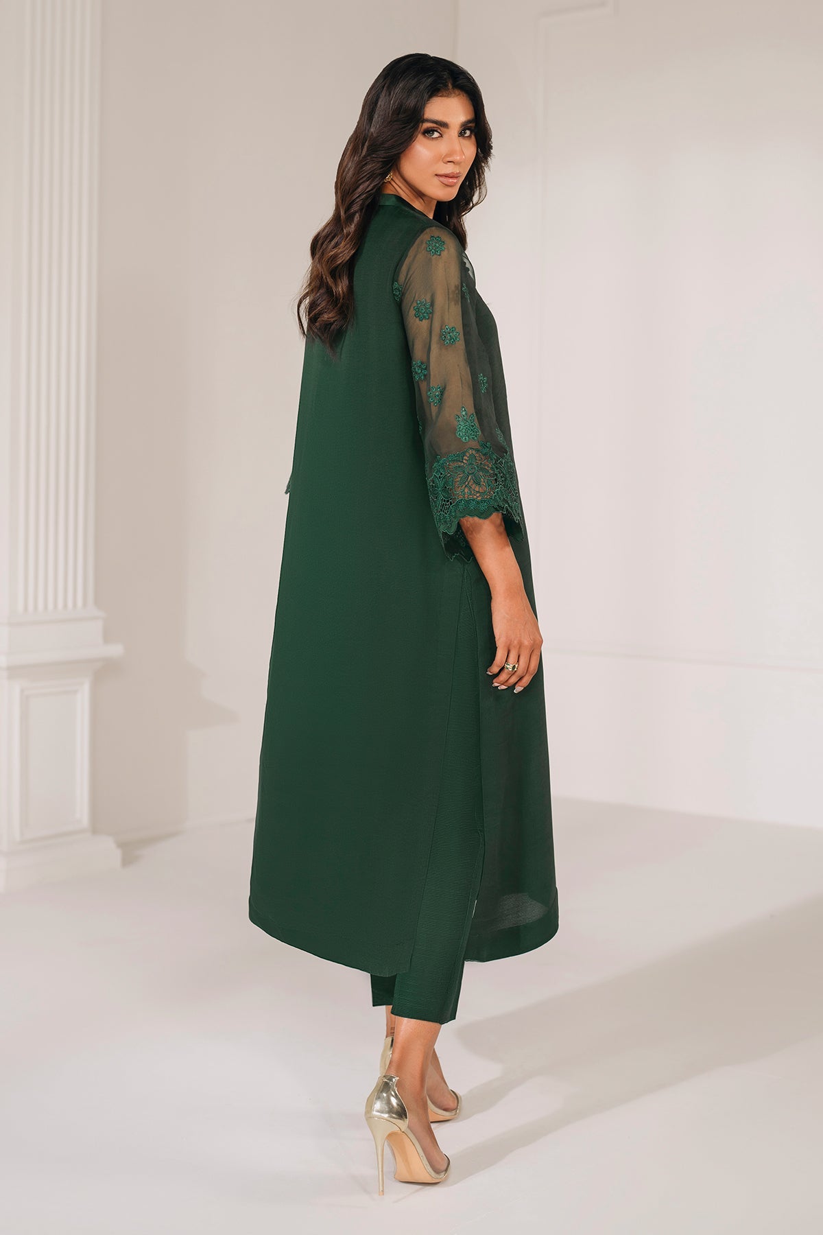 EMBROIDERED CHIFFON PR-1127