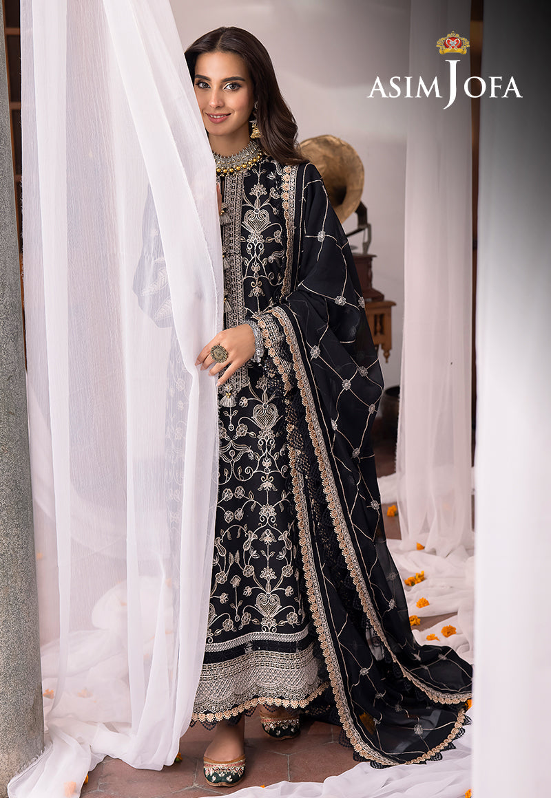 AJSW-27 EMBROIDERED POLY VISCOSE 3 PCS