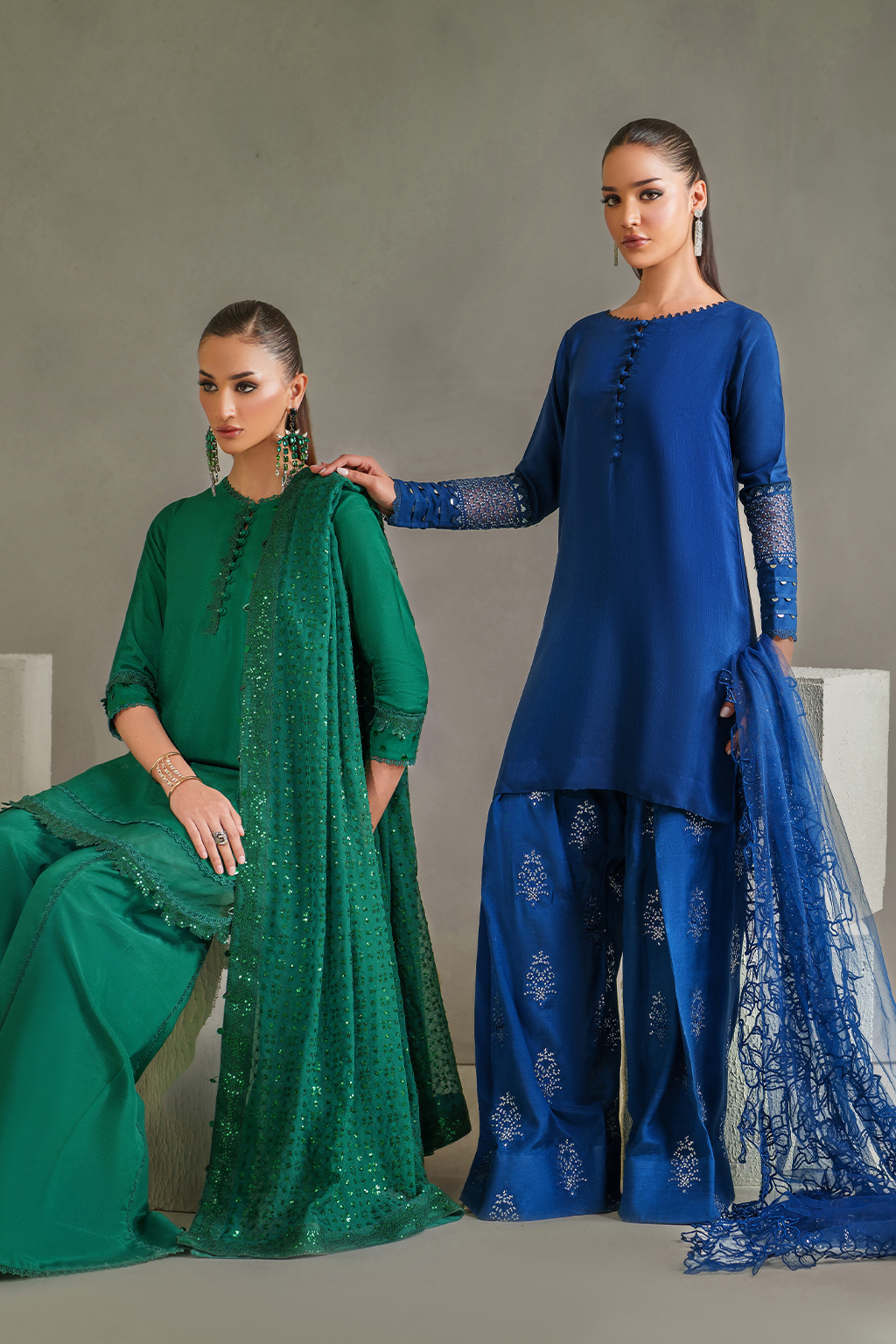 IP-337 Embroidered Rawsilk