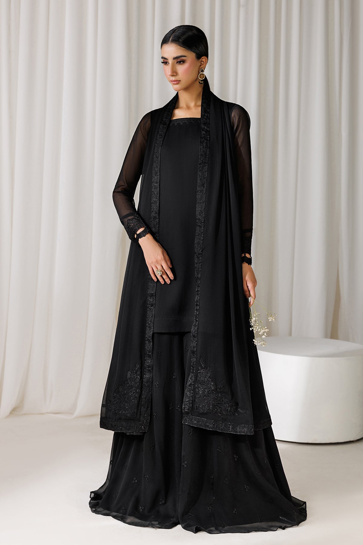 PLAIN CHIFFON DUPATTA-108