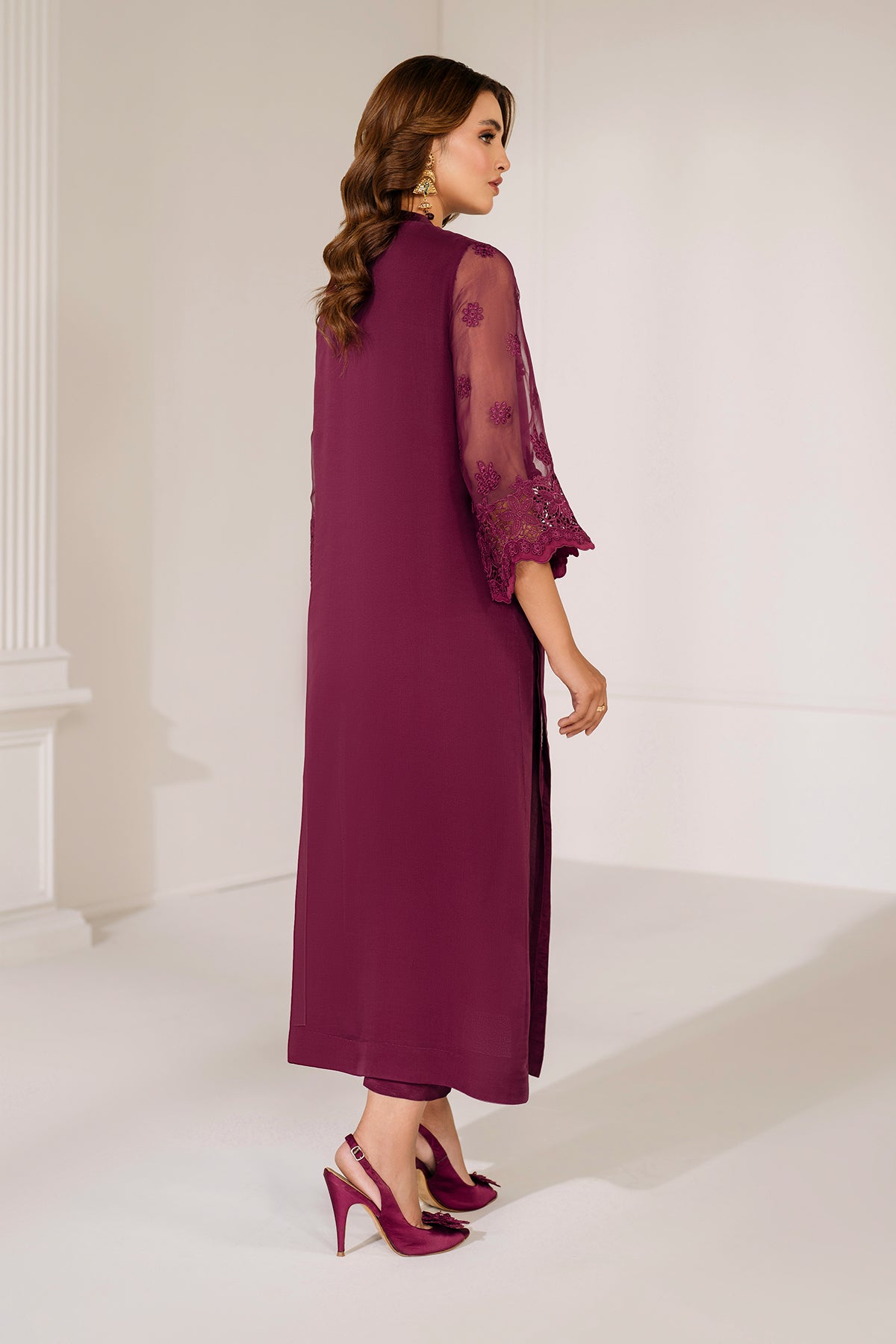 EMBROIDERED CHIFFON PR-1128