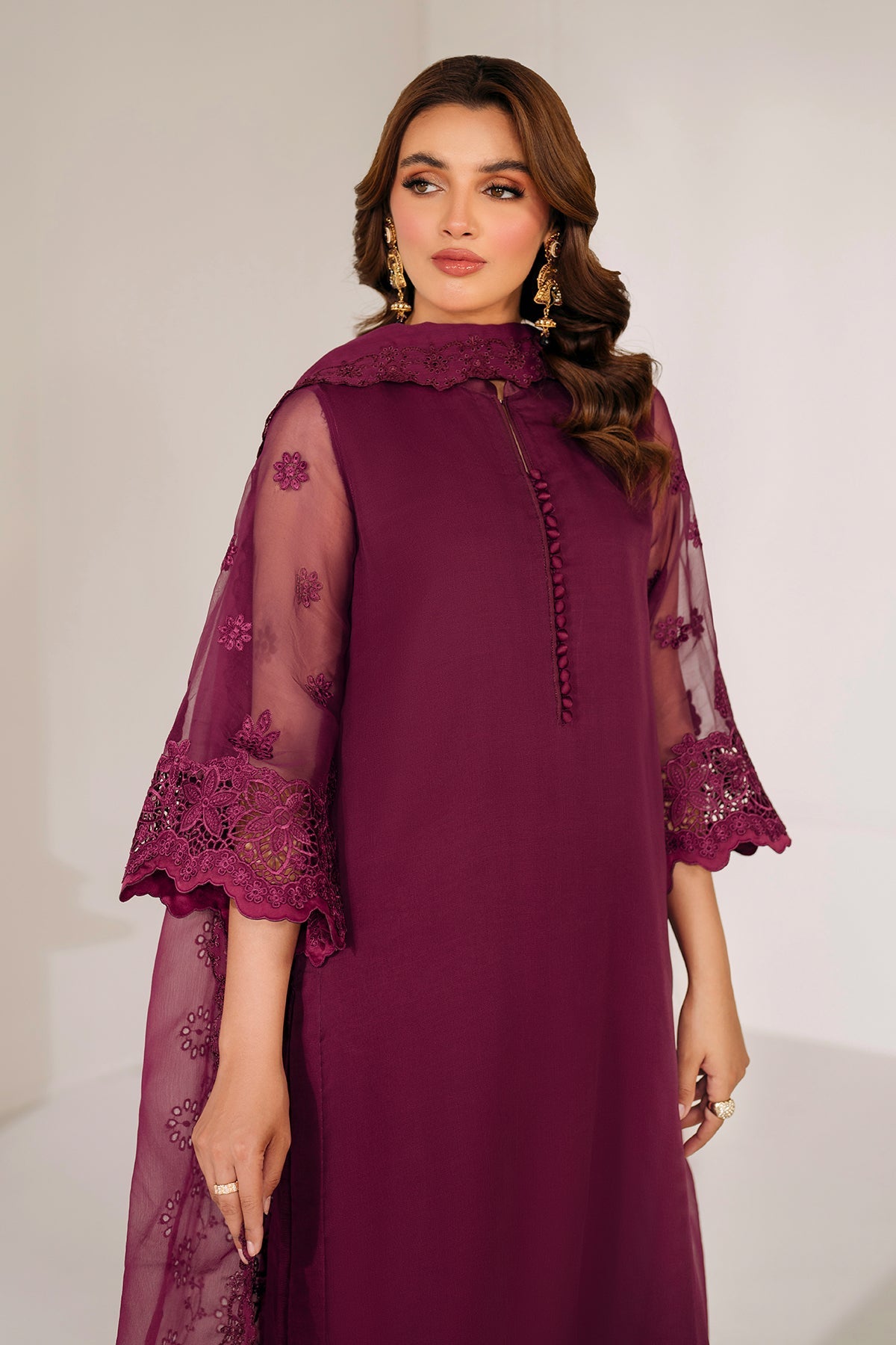 EMBROIDERED CHIFFON DUPATTA 71
