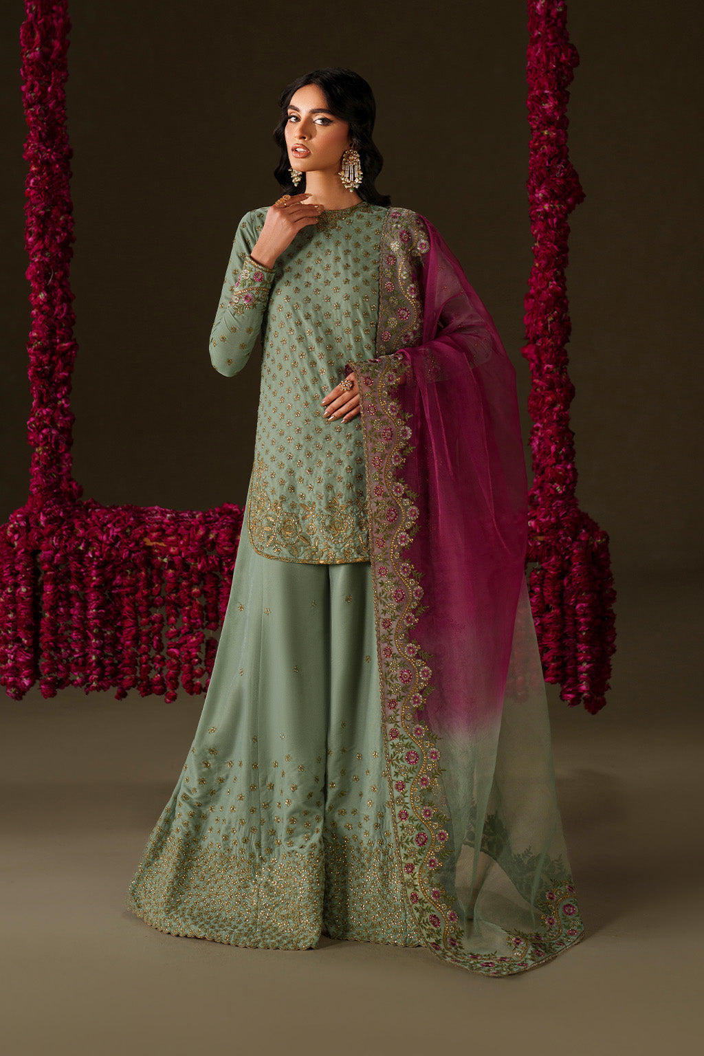 IV-73 Embroidered Velvet