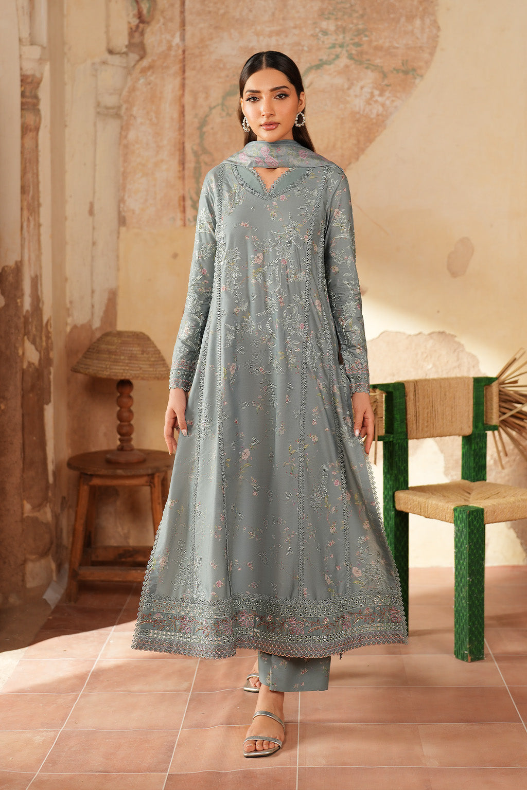 IPF-10 Embroidered Printed Linen