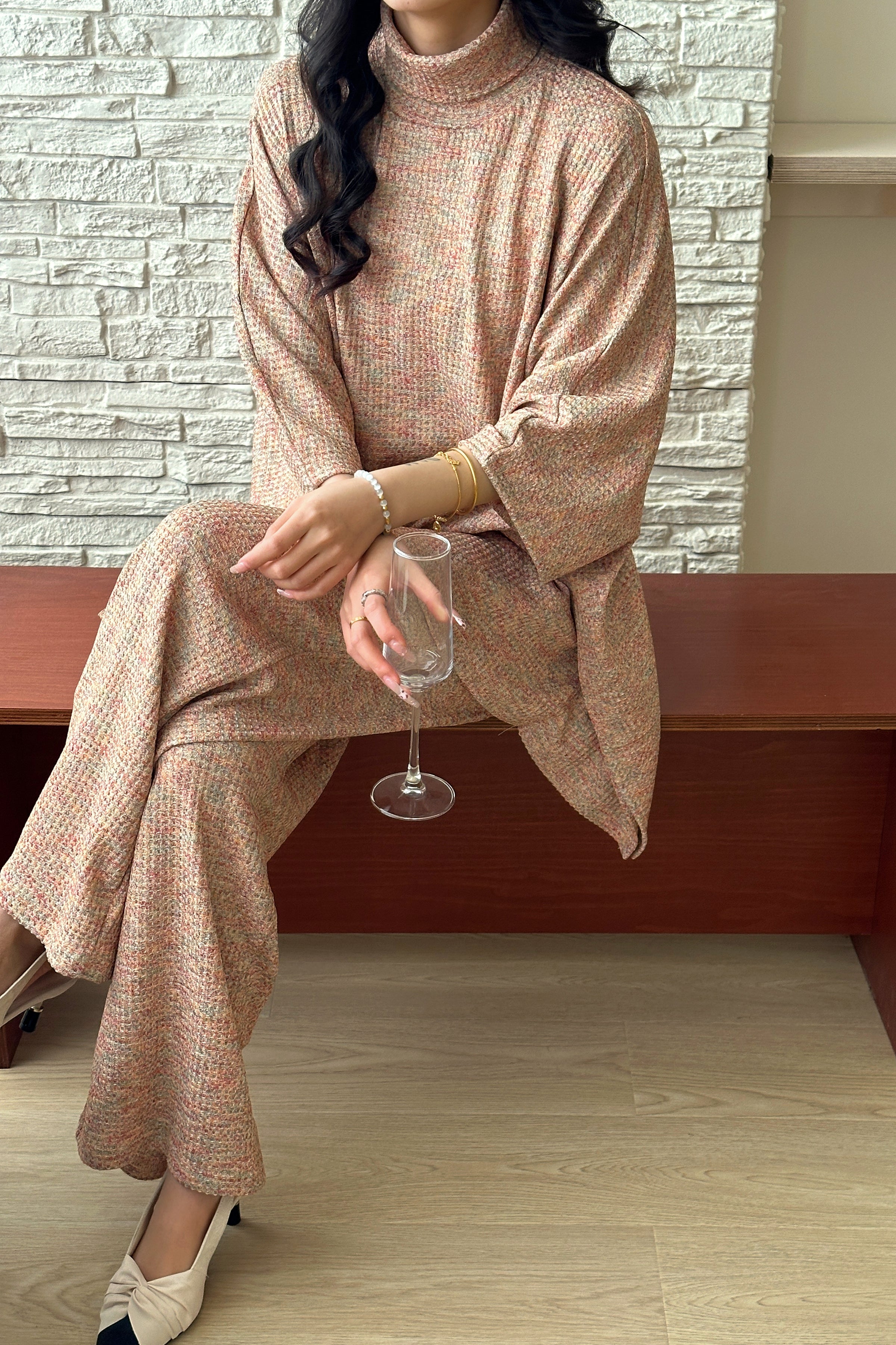 Boston Knit Suit Pink