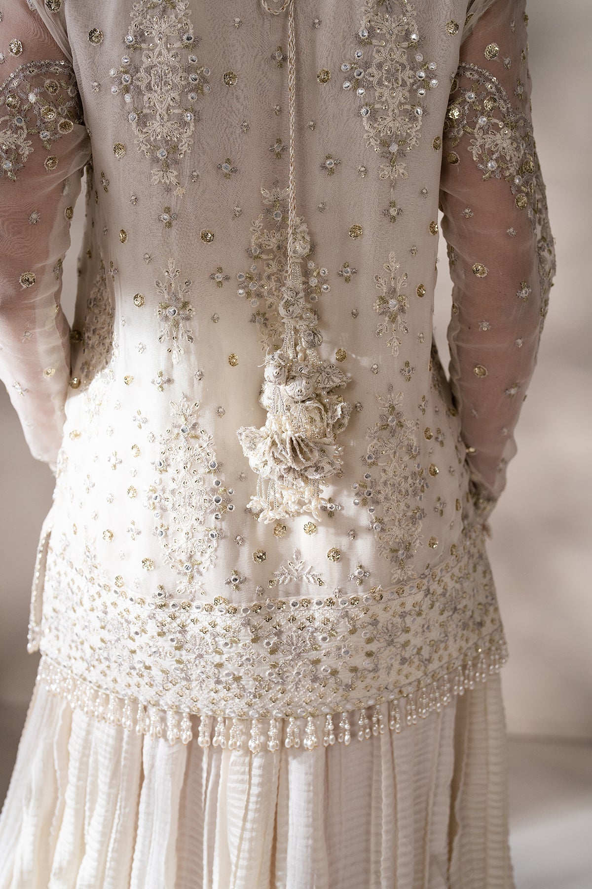 EMBROIDERED CHIFFON UF-4140