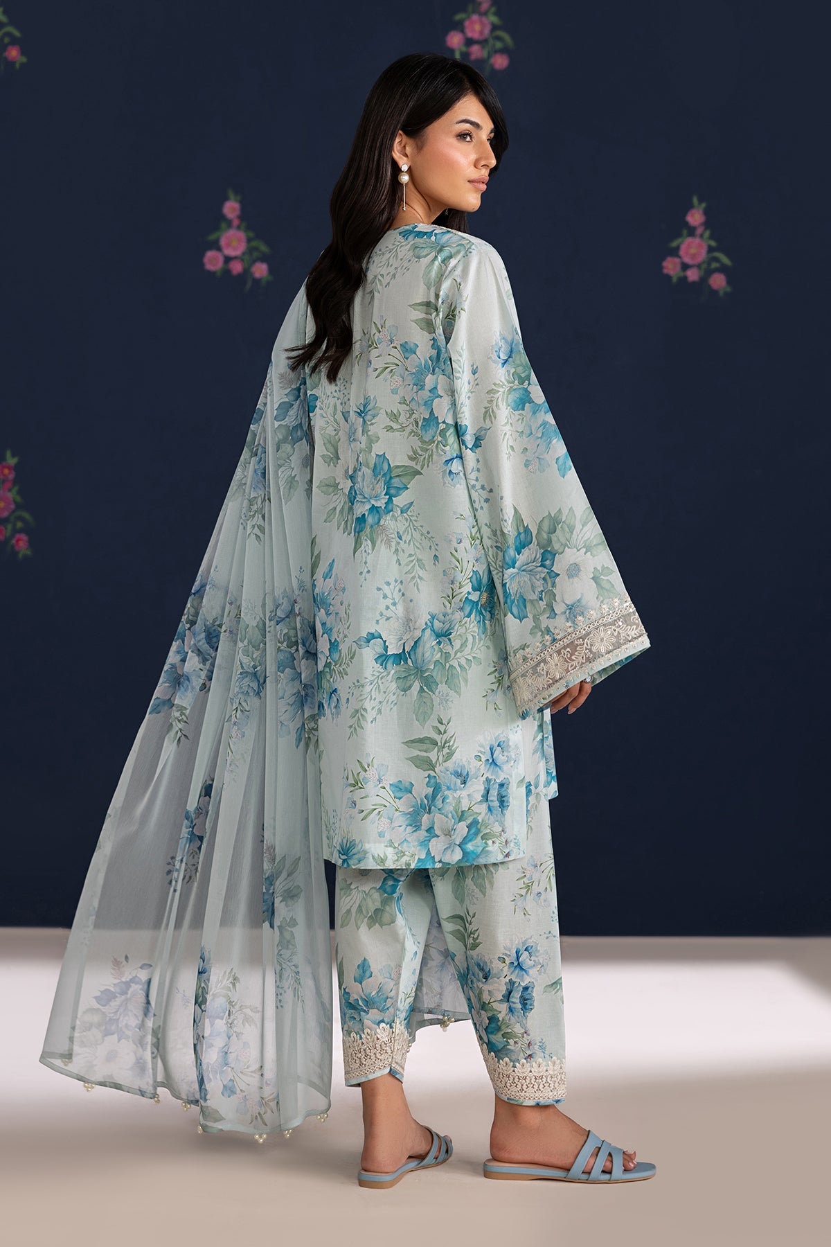 EMBROIDERED LAWN SF-4461