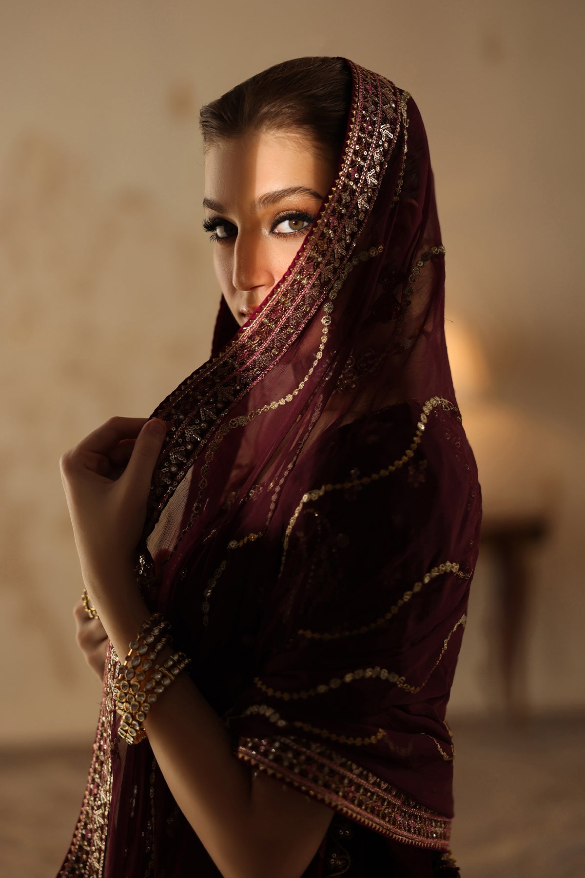 EMBROIDERED VELVET SF-4313