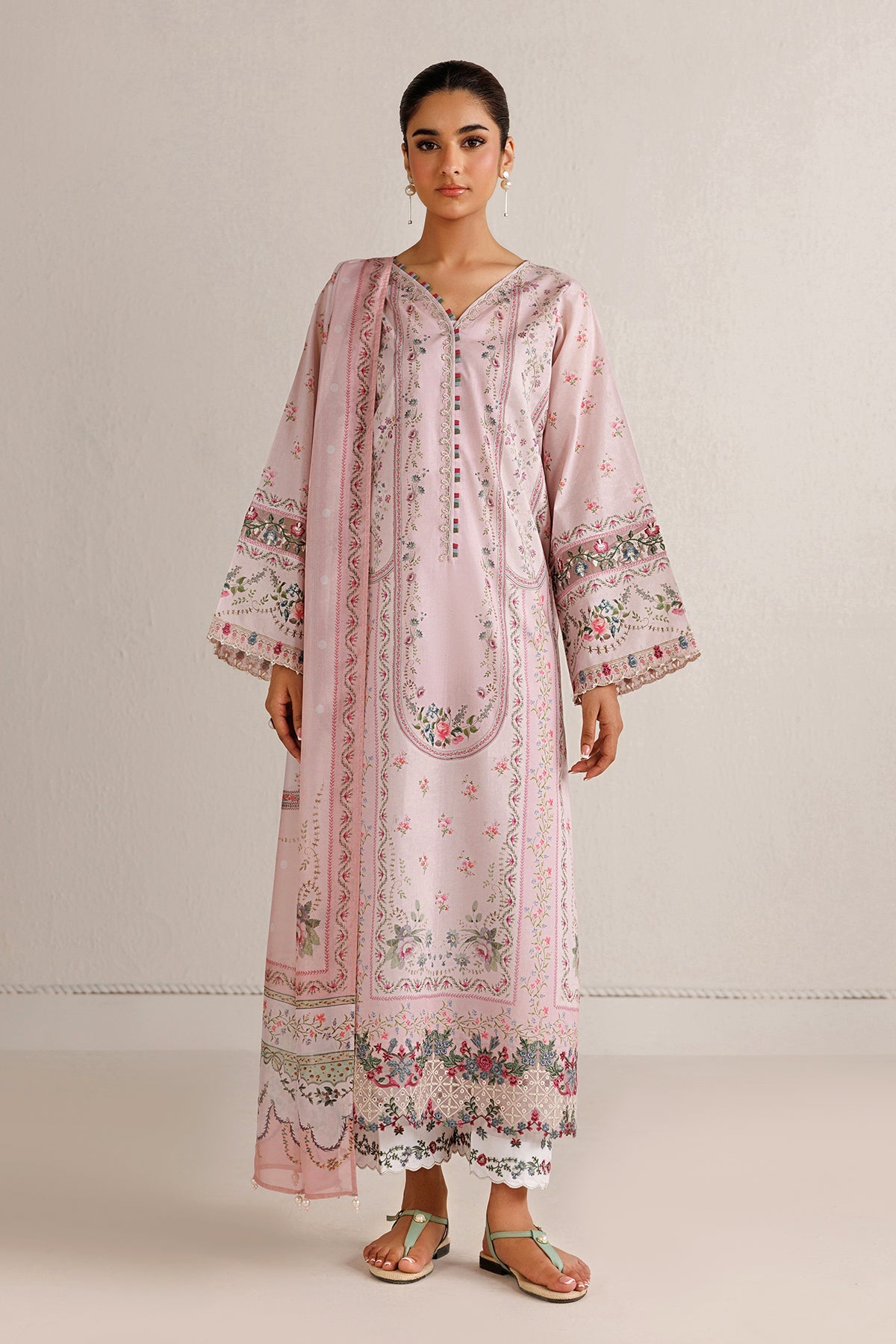 EMBROIDERED LAWN SF-4513