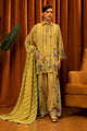 Unstitched Linen Muzlin 3 Piece Suit