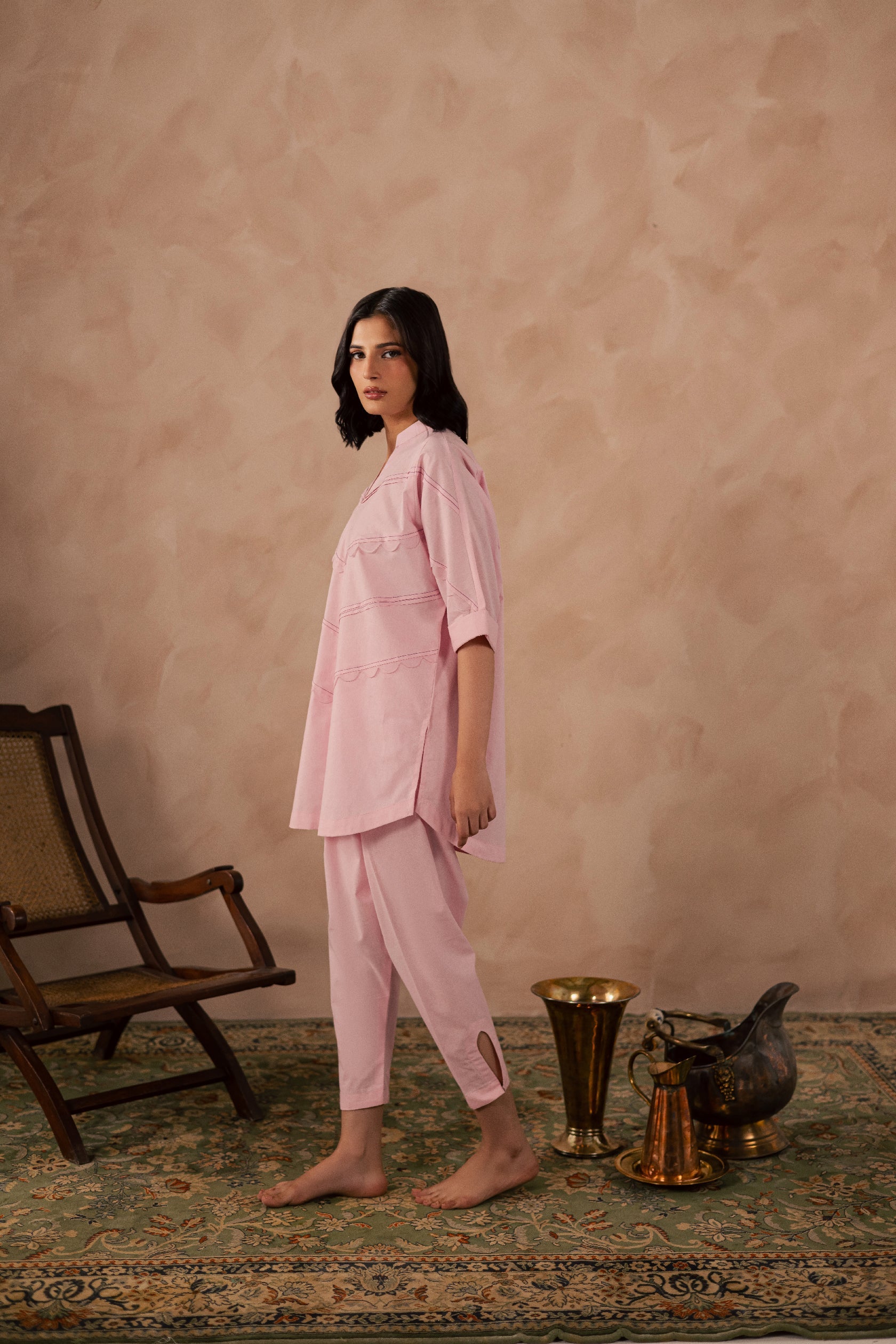 Queen Pink Matching Set