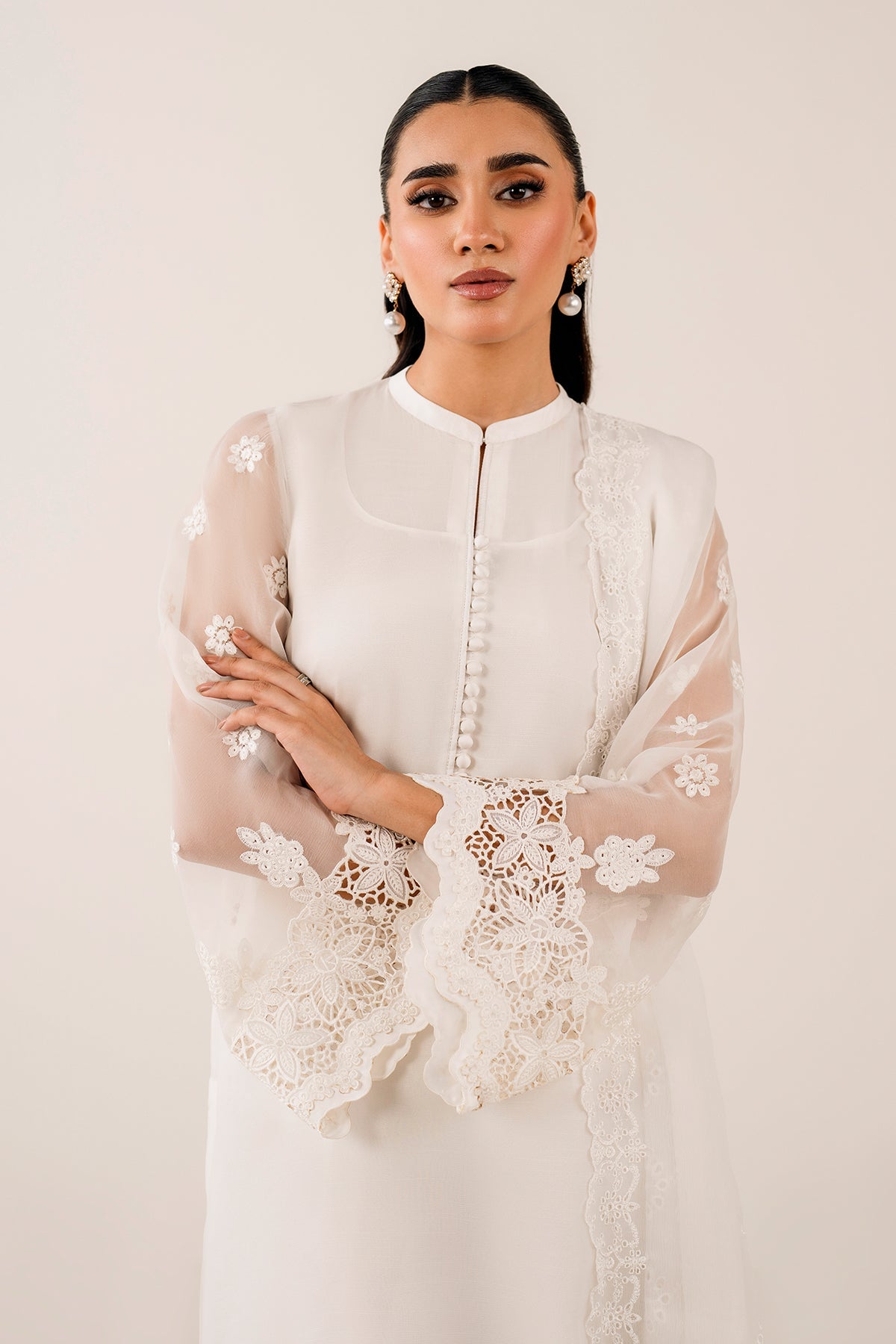 EMBROIDERED CHIFFON PR-1130